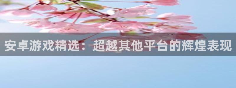  完美电竞平台钥匙包：安卓游戏精选：超越其他平台的辉煌表现