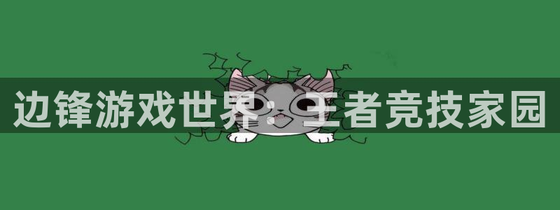  完美电竞平台哪一年：边锋游戏世界：王者竞技家园