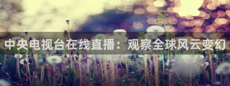 说球帝下载：中央电视台在线直播：观察全球风云变幻